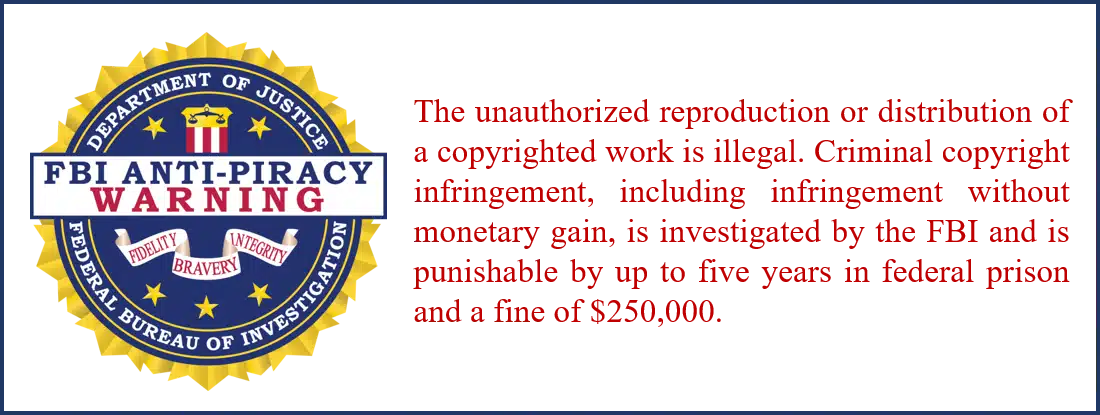 FBI Anti Piracy Warning Seal and Statement V3, 2021 06 10